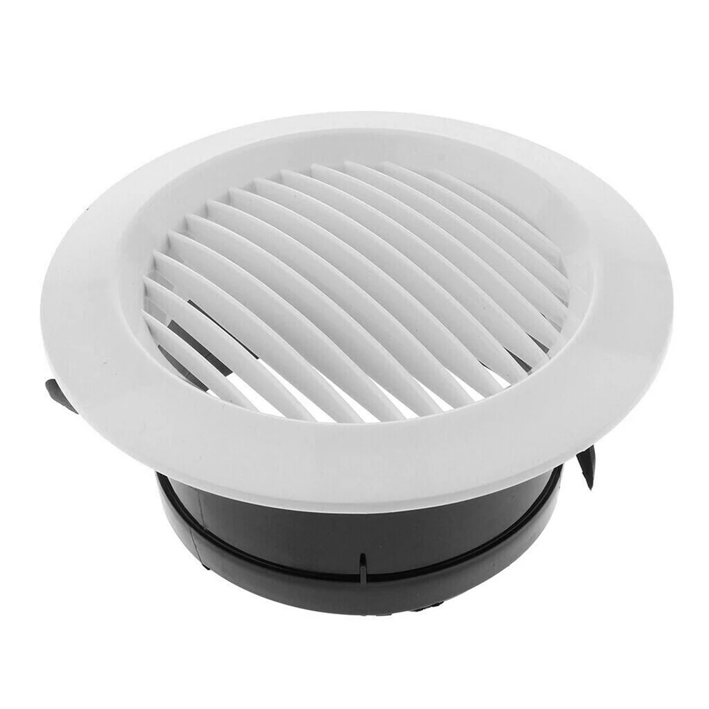 

Air Vent Grille Circular Indoor Ventilation Outlet Duct Pipe Cover Cap RERI889