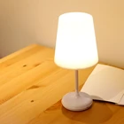 Светодиодный сенсорный Сенсор настольная лампа безопасная диммируемая зарядка через USB настольная лампа Беспроводной дистанционного Управление Спальня Ночной светильник