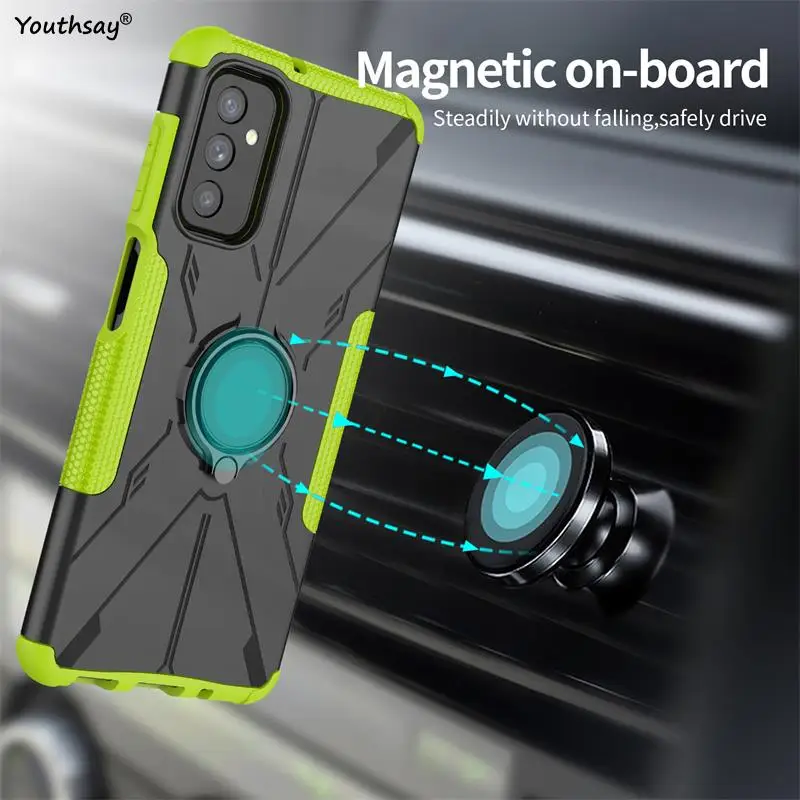 For Samsung Galaxy A13 Case For Samsung Galaxy A13 A12 A72 A52 A32 A52s 5G Cover Fundas Ring Armor Protective Phone Bumper