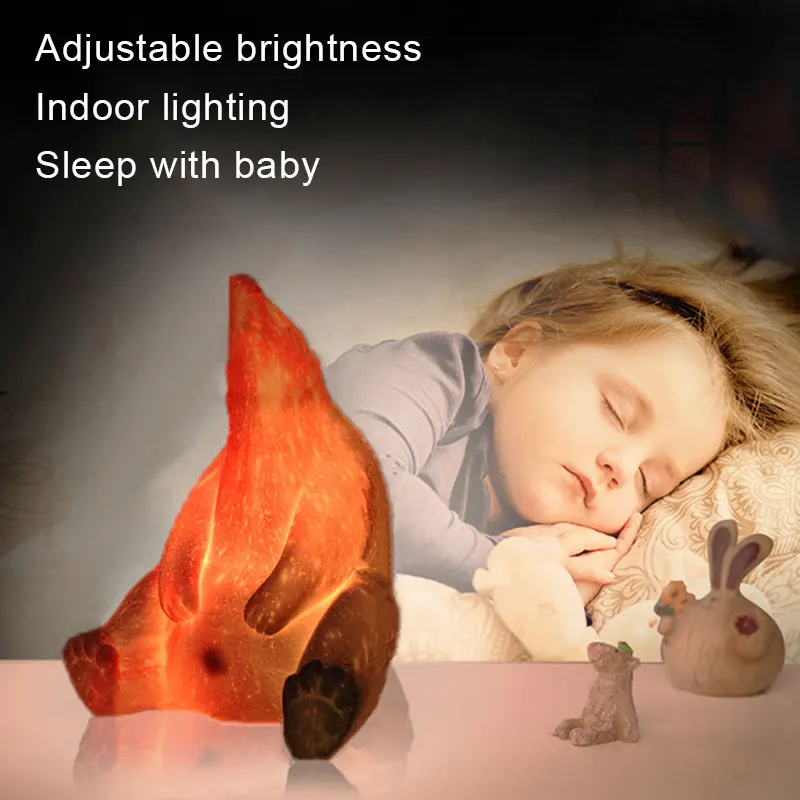 

Polar Bear Star Light Night Light Table Lamp Creative Cute for Home Bedroom WWO66