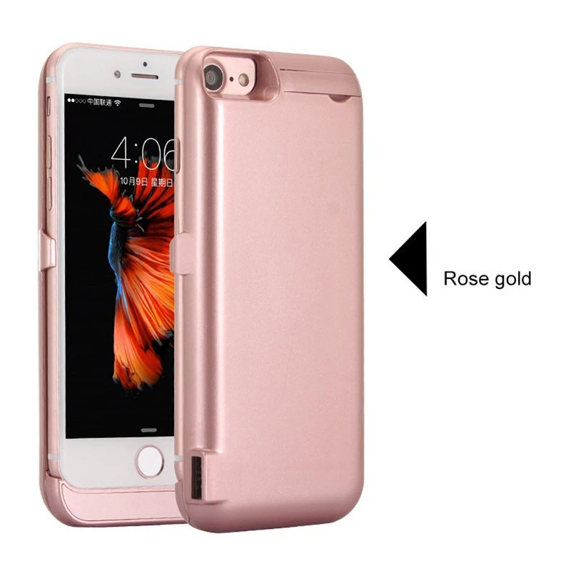 10000 мАч Power Bank чехол для iPhone 6 6s 7 plus с отделением зарядного устройства 5 SE 5S 5SE 5C