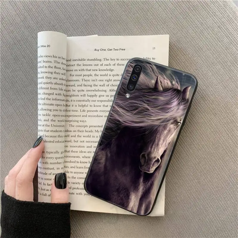 

Horse Running Steed high quality Phone Case For Samsung galaxy S 9 10 20 A 10 21 30 31 40 50 51 71 s note 20 j 4 2018 plus
