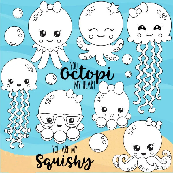 Прозрачный штамп you are my squishy для скрапбукинга сделай сам/изготовления