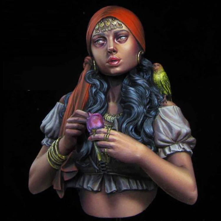 1/10 Смола Модель фигура грудь GK в разобранном виде и Неокрашенный комплект |