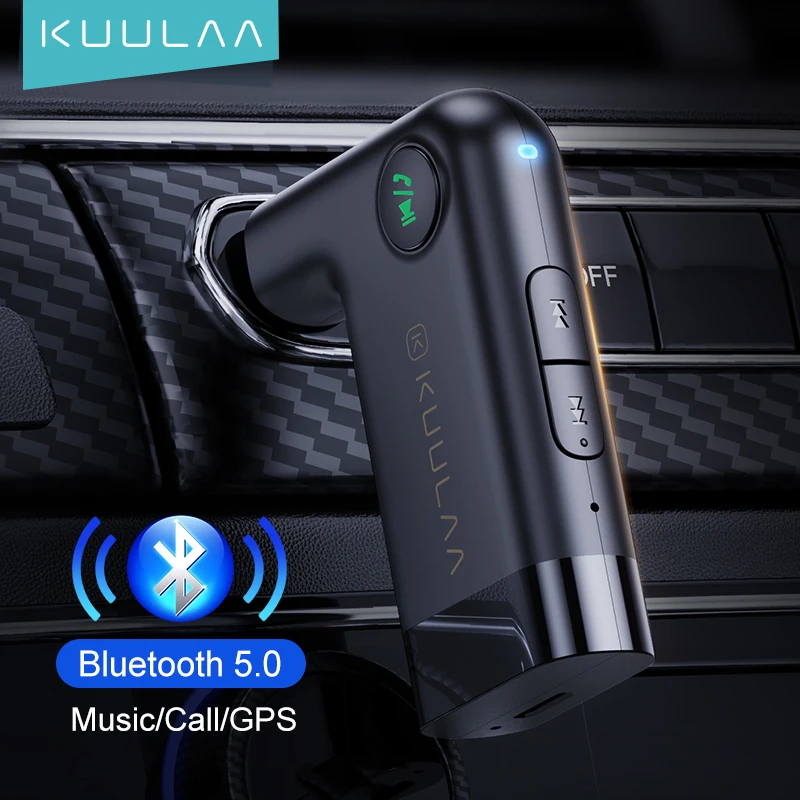 

Автомобильный Bluetooth-приемник KUULAA AUX с разъемом 3,5 мм и поддержкой Bluetooth 5,0