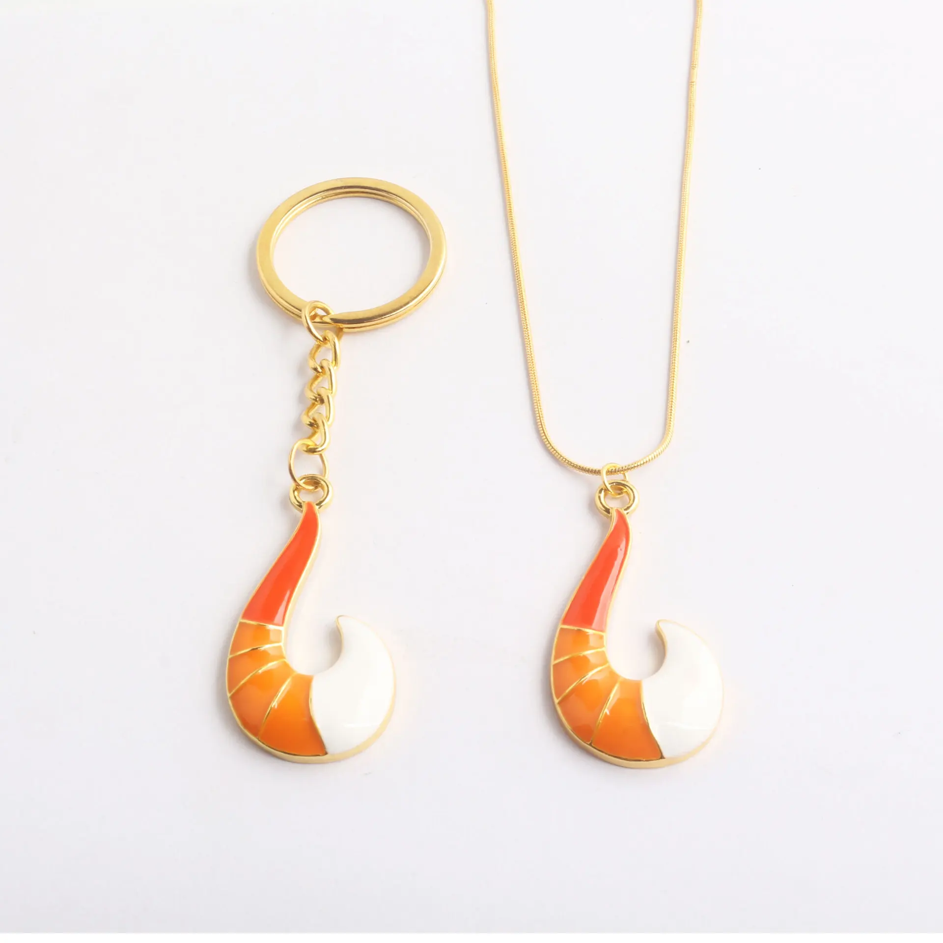 

Radi Girl Black Cat Nor Gold Fox Tail Necklace Keychain Bell Foreign Jewelry for Son Gift