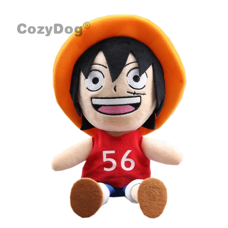 Японское аниме One Piece Luffy плюшевые игрушки 22 см Кукла Плюшевая Милая Мягкие