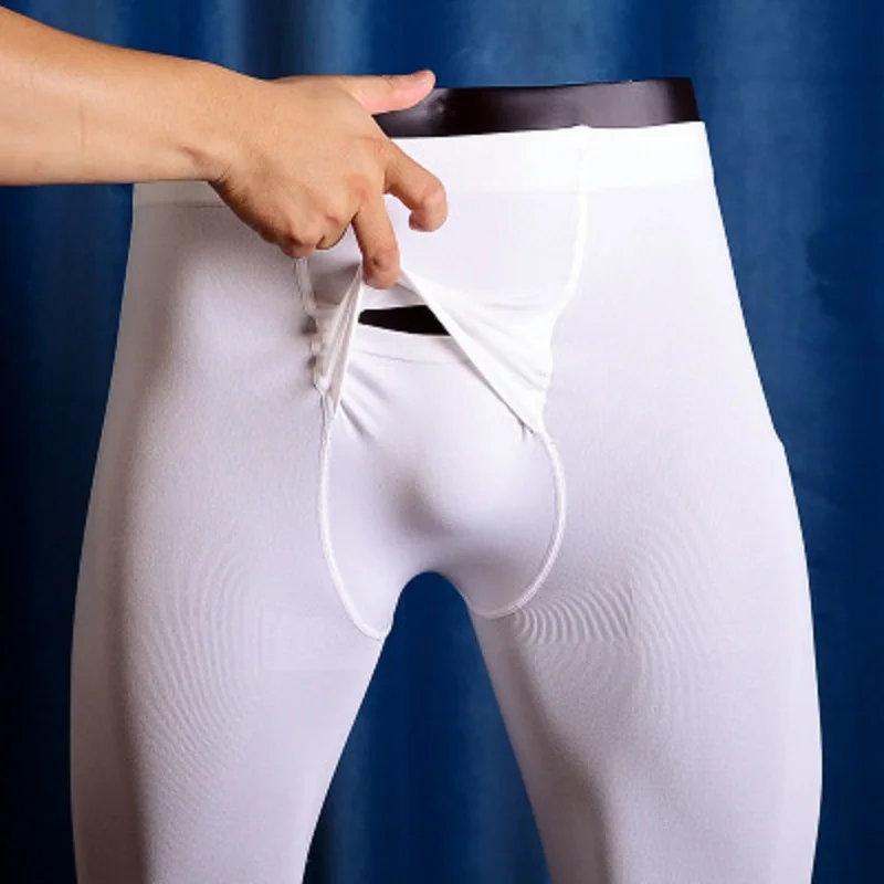 Мужские пижамные брюки дышащие леггинсы в стиле лодыжки Невидимые Брюки