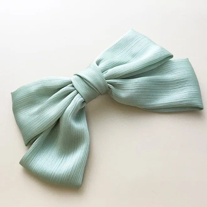 Модная заколка для волос с большим бантом Милая Красная цвета слоновой кости