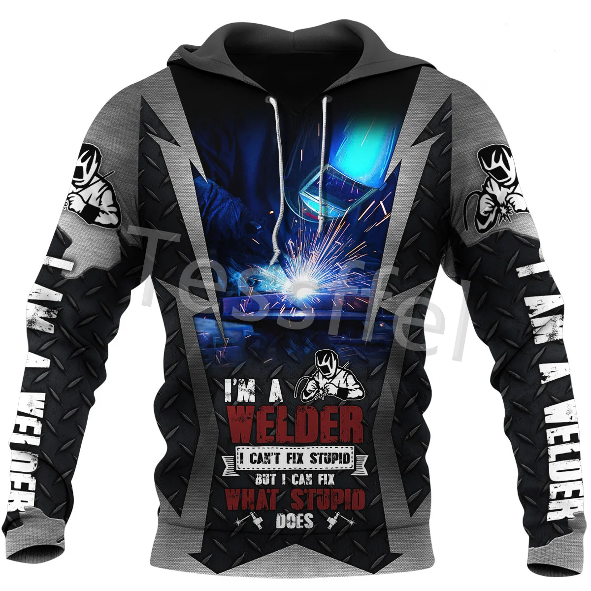 Мужская толстовка на молнии с 3D принтом повседневная кофта унисекс в стиле