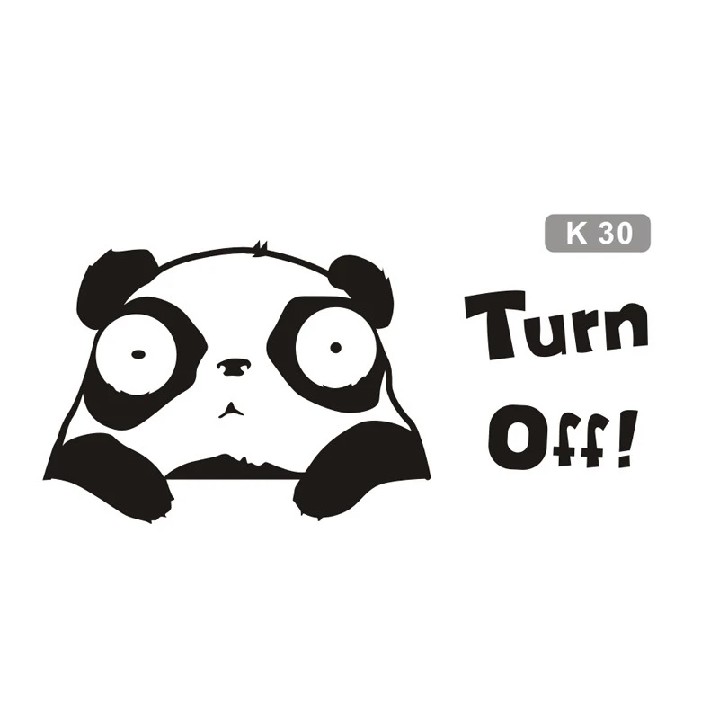 Cartoon funny panda kitten plug switch wall decals vinyl for home decoration removable lovely animal stickers | Дом и сад