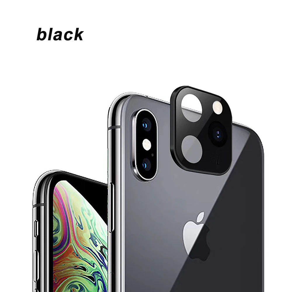 Алюминиевая защитная крышка для объектива iPhone X MAX с функцией замены секунд на