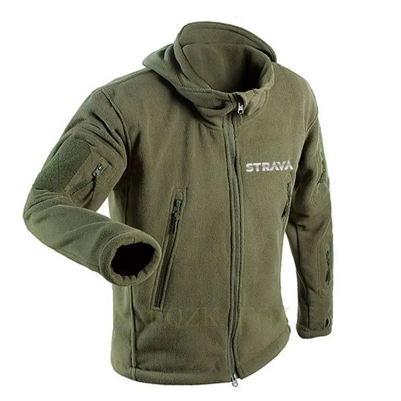 Fleece Jacket Thick Cycling Men's Winter Outdoor Warm Windbreaker Bicycle Clothing Mtb Bike Riding Short Wind Jackets | Спорт и