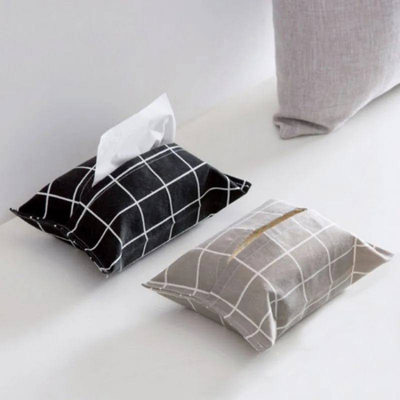 Автомобильная хлопковая и льняная тканевая сумка для дома сада органайзеры