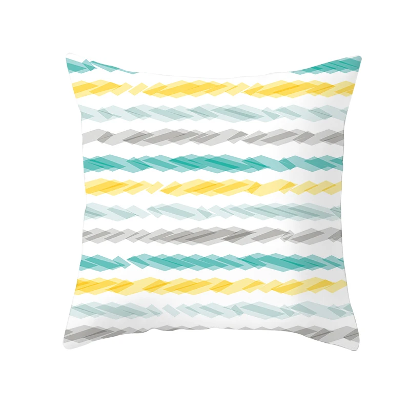 Пульсация волна письмо подушка чехол украшение дома размером 45*45 см чехлы из