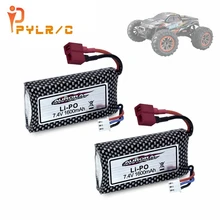 1-10Pcs Original battery For 9125 Remote Control Rc Car Spare Parts 7.4v 1600mah Lipo Battery XLH 9125 battery 1600mah 7.4V