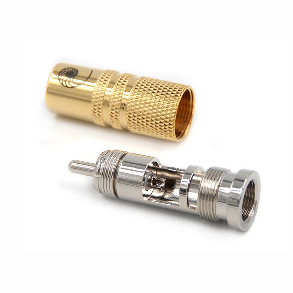 4 шт. посеребренные разъемы RCA Cardas соединительный кабель Электрический штекер