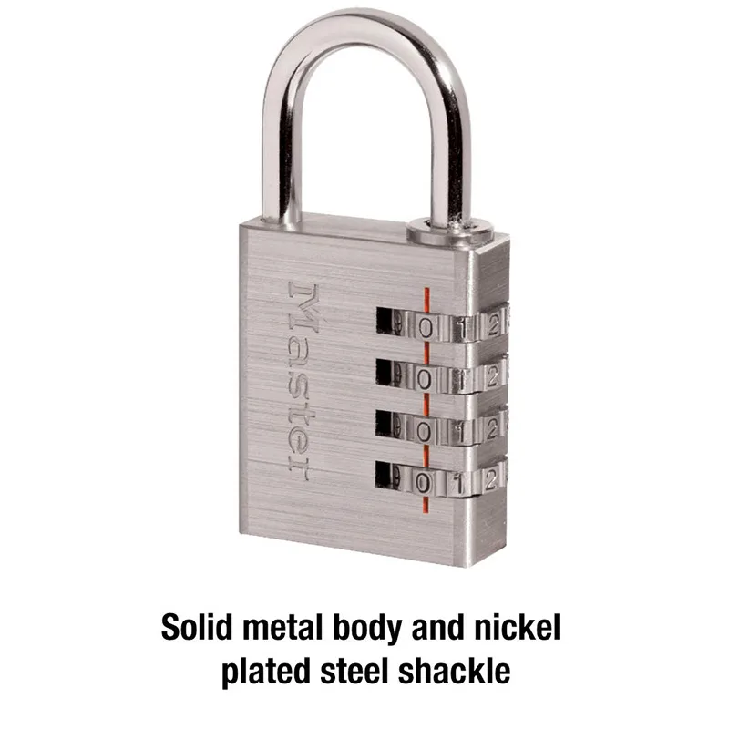 Замок Master Lock 643D комбинированный навесной замок с защитой от кражи 4-значный