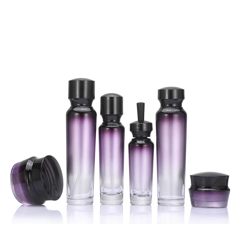 50pcs Wholesale Glass Lotion Cream Bottles Essential Oil Perfume Press Pump Bottle Jars Cosmetic Packaging Container | Дом и сад