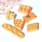 Миниатюрные искусственные аксессуары для кукольного домика, 6 шт.компл. 1:12, для выпечки хлеба, кухни, еды