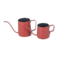 1pc household coffee pot narrow mouthed pot colorful 304 stainless steel drip type thin mouth pot 250ml 350ml