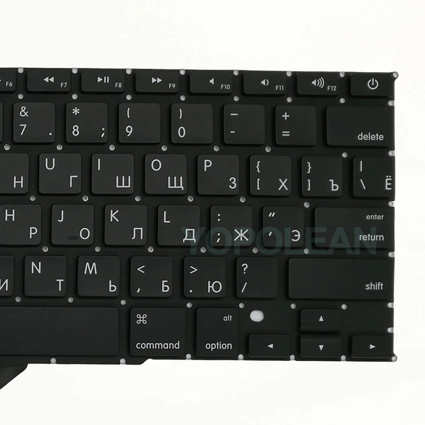 Новая клавиатура A1398 с подсветкой русской раскладкой для MacBook Pro Retina 15 дюймов 2012 2015