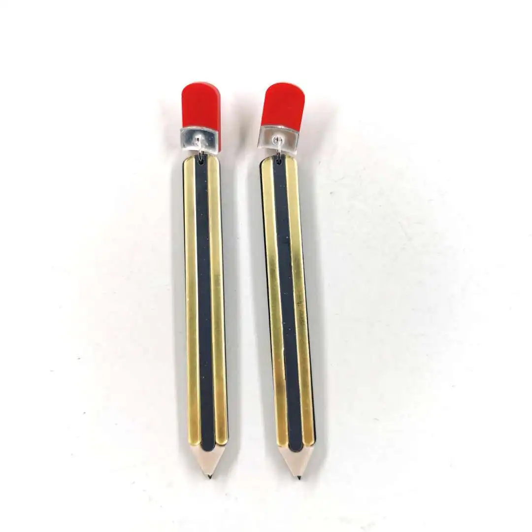 Серьги-гвоздики большого размера акриловые в стиле хип-хоп | Украшения и