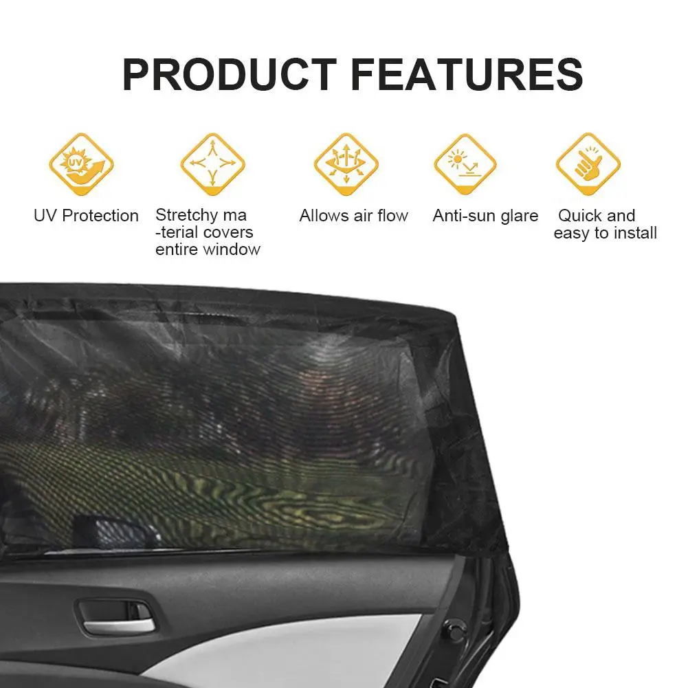 

Car Sun Shade Side Window Sunshade Windshield Curtains Anti-mosquito Cover For Car Trucks And SUV Automobile Visor