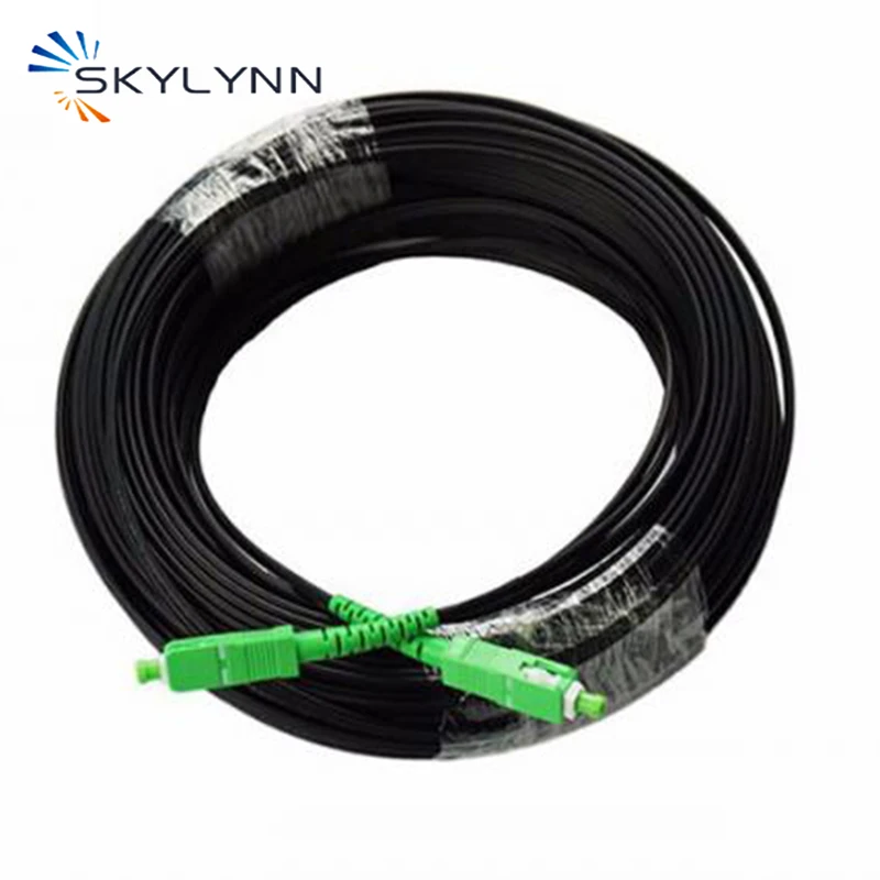 FTTH 50/100 метров SC/APC SC/UPC 1 ядро SM OS2 G652D Внутренний прямой кабель оптоволоконный
