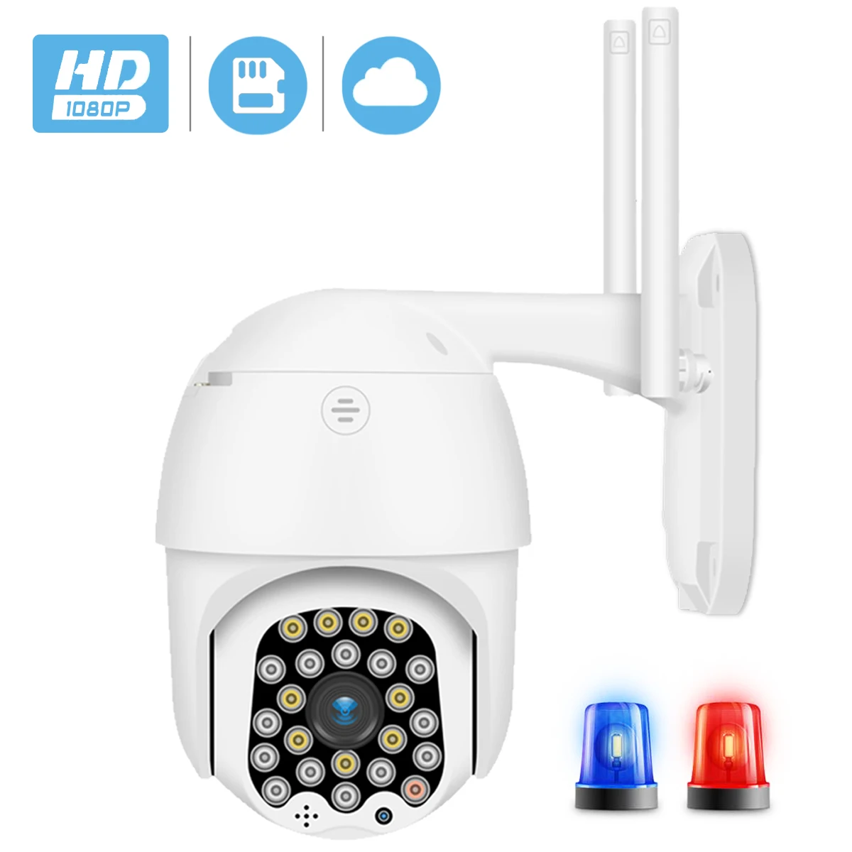 BESDER 1080P WiFi PTZ камера IP автоматическое слежение 23IR светодиодный 2 мегапиксельная