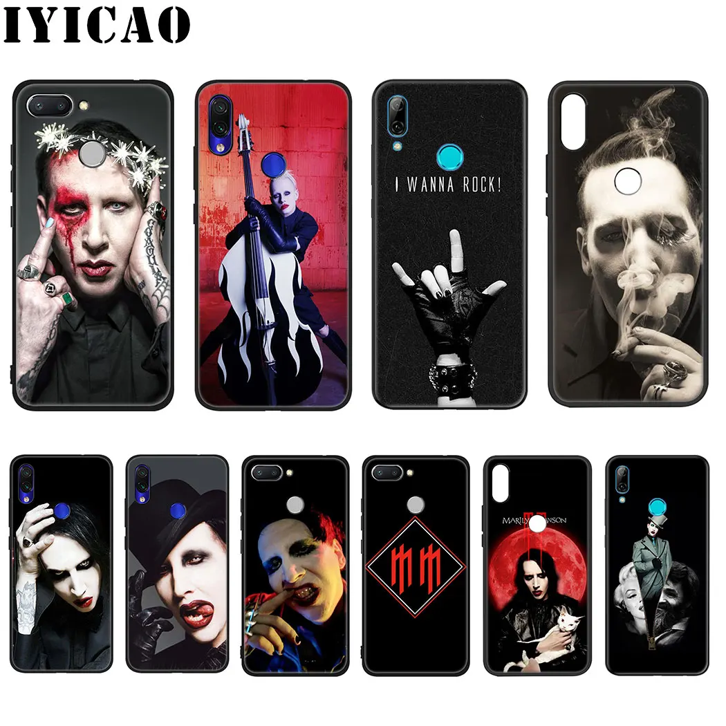 Мягкий силиконовый чехол Marilyn Manson для Xiaomi Redmi Go S2 K20 6 Pro 8A 7 7A 6A 5A 4A 5 Plus 4X из