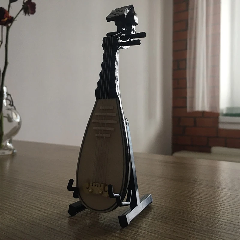 Миниатюрная модель Пипа с подставкой и чехлом мини-лют украшения для музыкальных