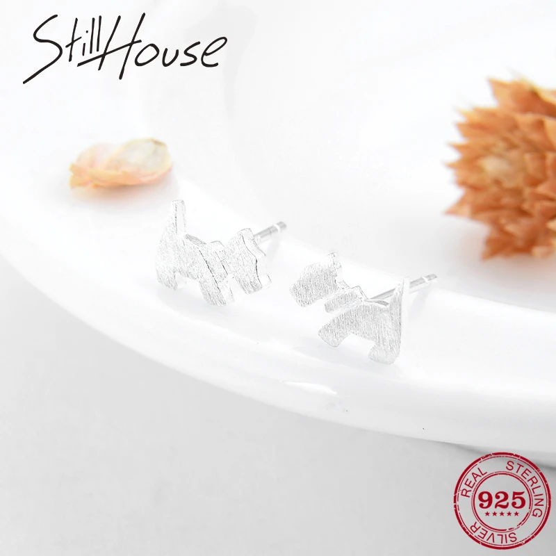 Женские серьги гвоздики из серебра 100% пробы|Серьги-гвоздики| |