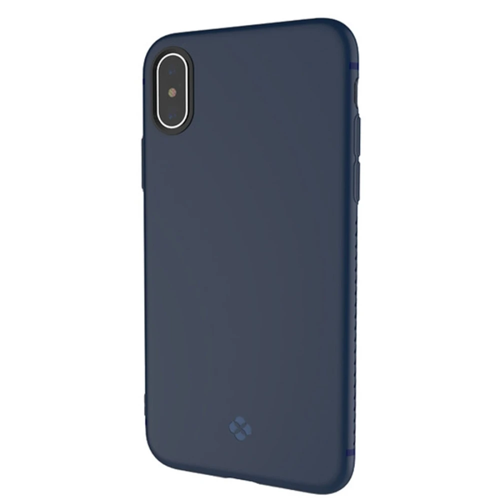 Dark Bule TOTU чехол для телефона iPhone X XS Мягкий защитный чехол на заднюю панель для iPhone X/XS защитный чехол для iPhone X/XS - Цвет: Dark Bule