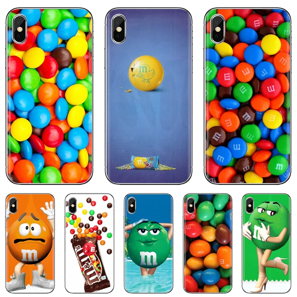 Мягкий Силиконовый ТПУ чехол M &amp Шоколадные конфеты жесткий молочный постер для