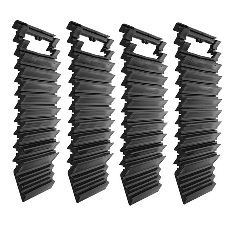 

4PCS Universal Non-Slip Sturdy Car Wheel Anti-Skid Pad Non-Slip Emergency Tire Traction Mat Plate for Snow Mud Ice Sand