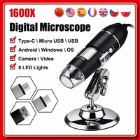 1600x portable electronic digital microscope for soldering led magnifier camera handheld usb microscope for mobile phone repair