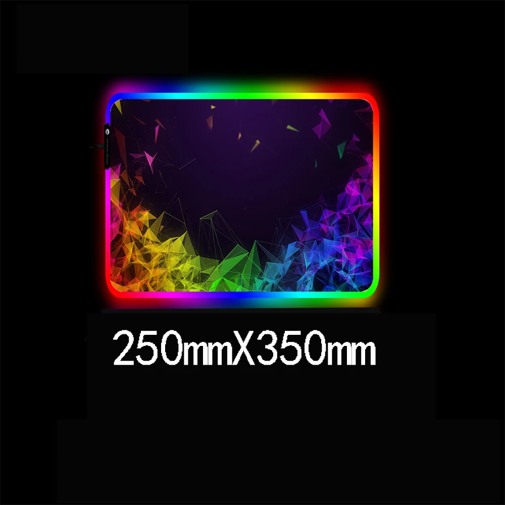 black diamond pattern rgb multi size mouse pad precision seam diamond mesh pad led with usb port laptop office gaming mouse pad free global shipping