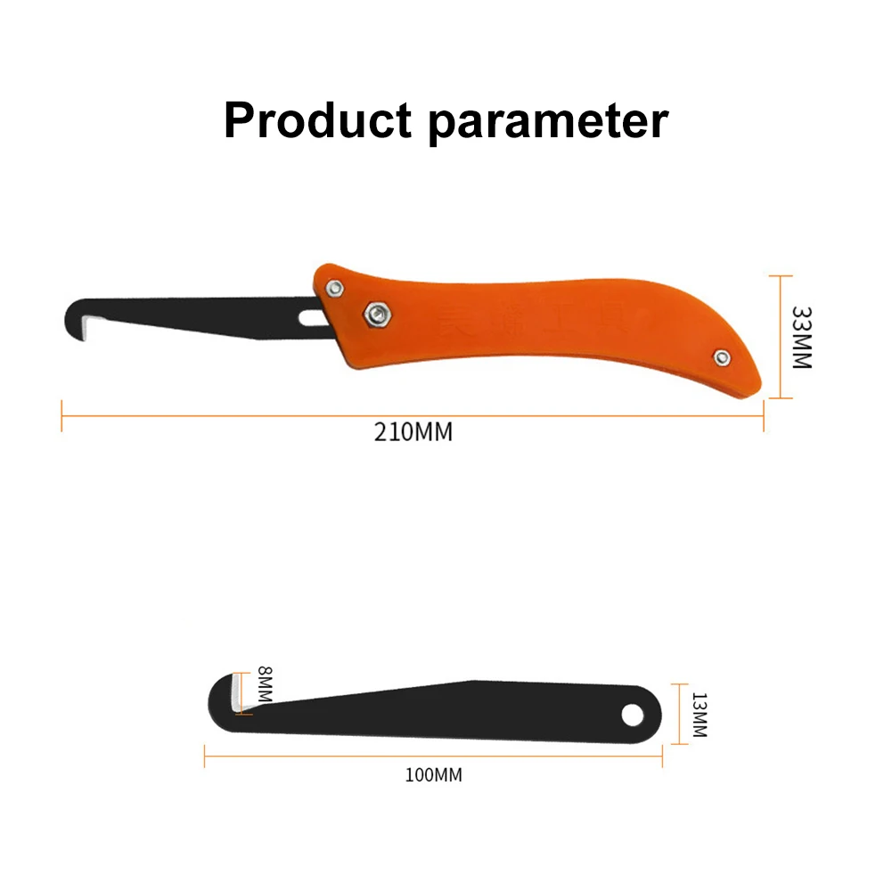 

Professional Ceramic Tile Gap Blade Hook Knife Tiles Repair Tool Old Mortar Cleaning Dust Removal Steel Construction Hand Tools