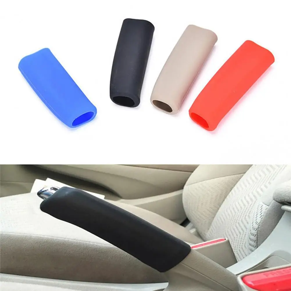 

Car Handbrake Cover Sleeve Anti-slip Hand Brake Grip Auto Silicone Accessory