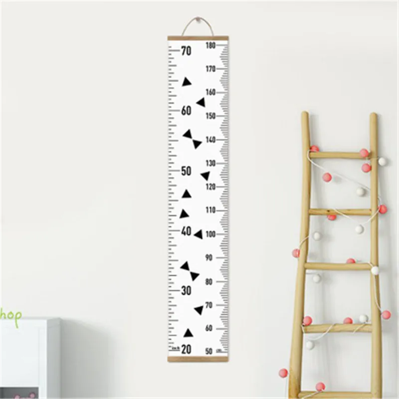 Деревянная настенная линейка для роста ребенка стадиометр детской комнаты