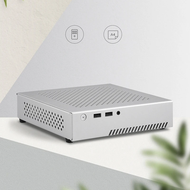 TX03 Mini ITX Case Computer Chassis HTPC Host USB2.0 Enclosure Desktop | Компьютеры и офис