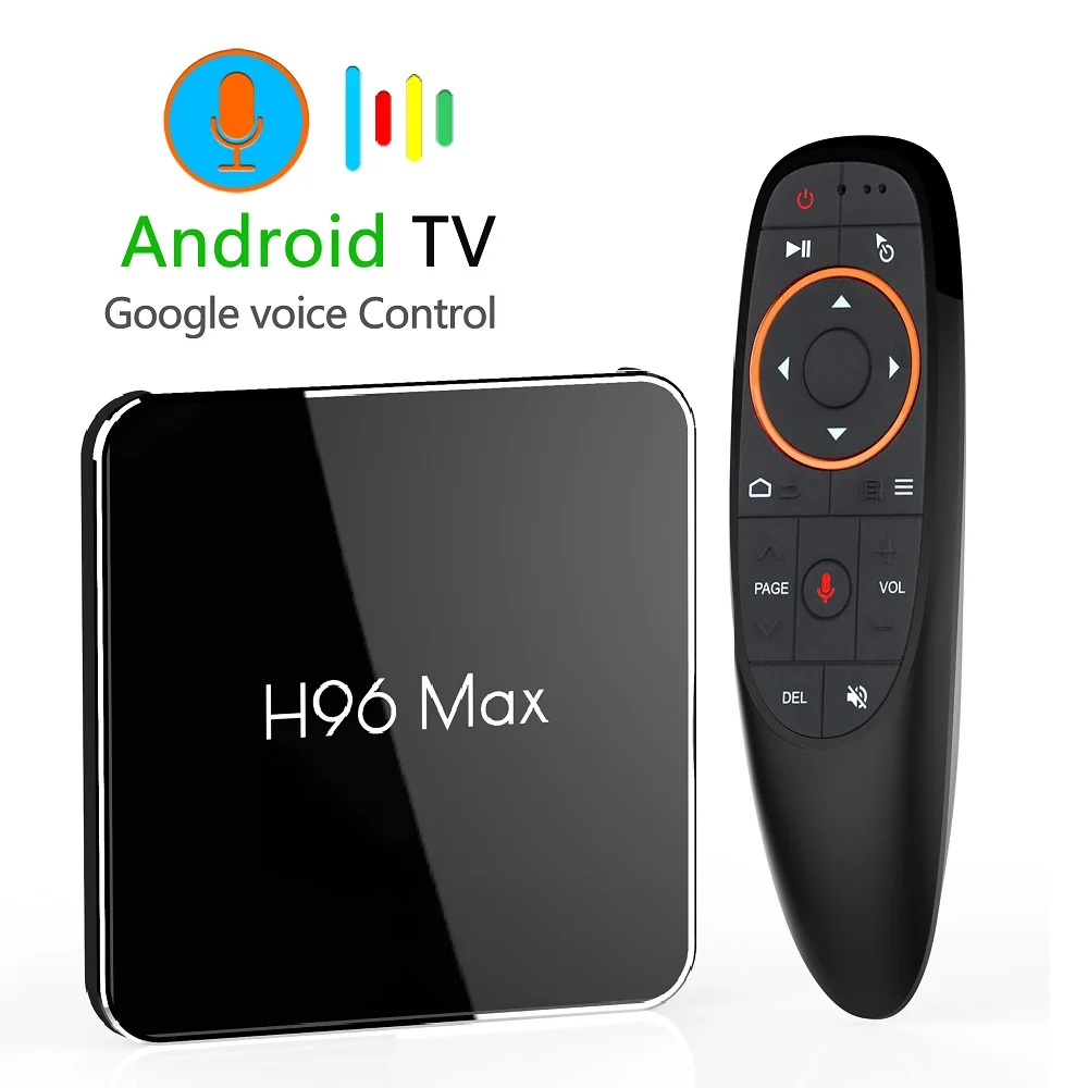 Android 8 1 ТВ приставка H96 Max X2 Amlogic S905X2 4G 32GB 64GB Медиаплеер 4K Google голосовой помощник Netflix