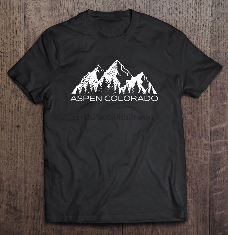 Мужская забавная футболка модная Aspen Colorado женская - купить по выгодной цене |