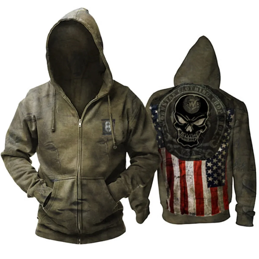 

Куртка мужская с капюшоном, повседневный свитшот на молнии, мультяшный Рисунок Аниме, модная спортивная одежда, весна-осень