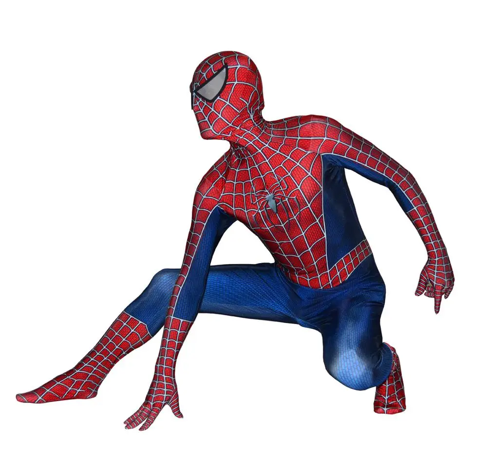 Новейший Человек паук raimi косплей костюм 3D принт лайкра Удивительный PS4 игра боди