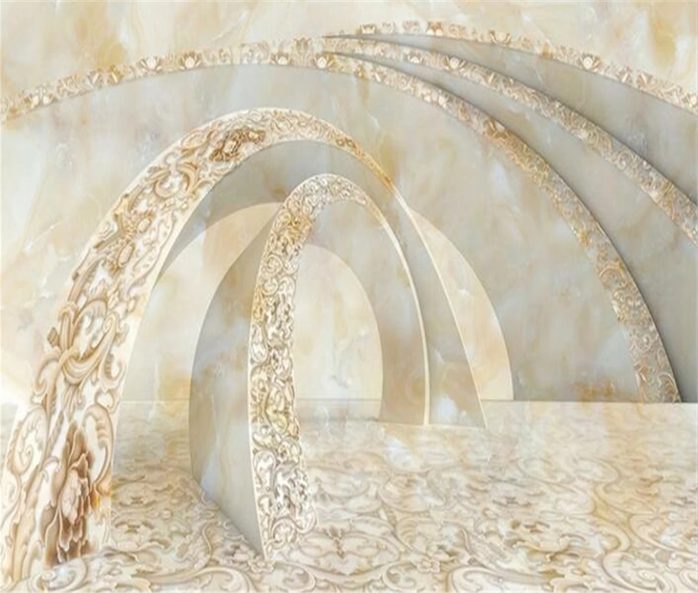 Большой индивидуальный фон для гостиной спальни мраморный 3D телевизор диван