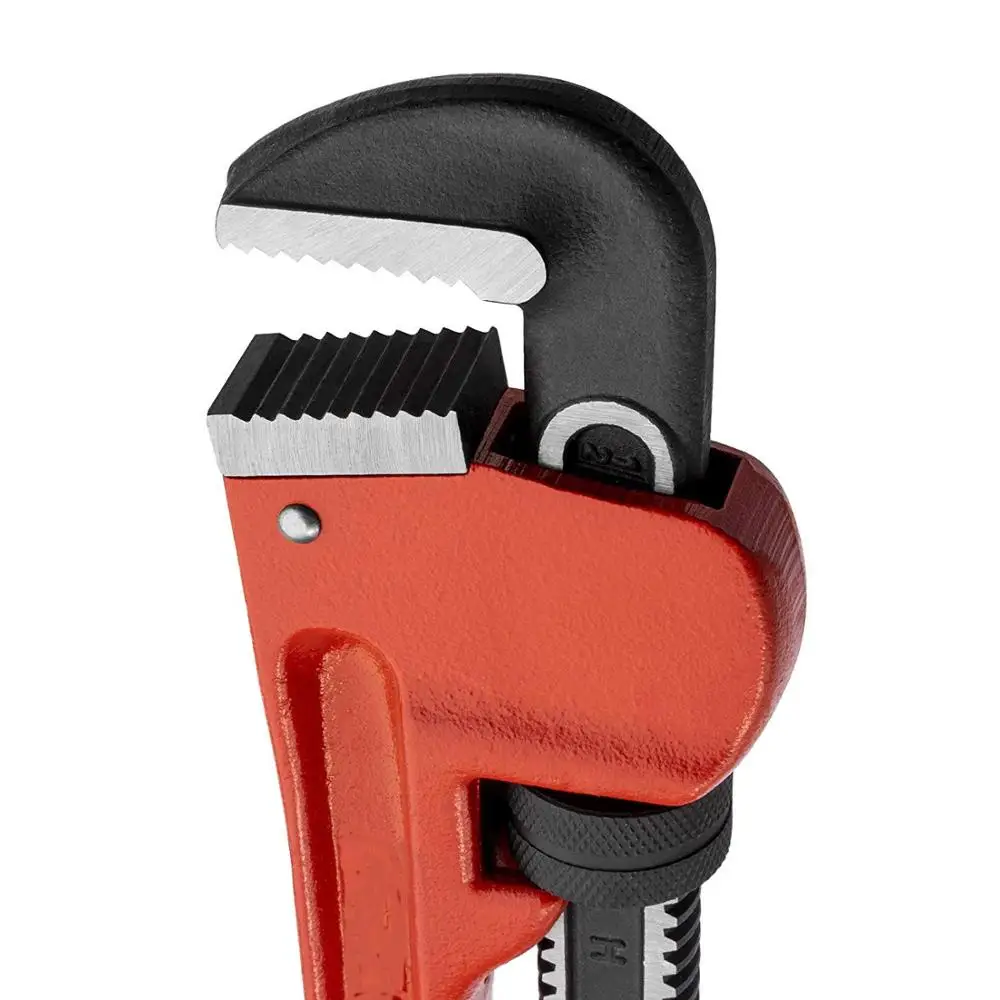 Heavy Duty straight Pipe Wrench professional manufacturer of hand tools Milwaukee quality 12" |
