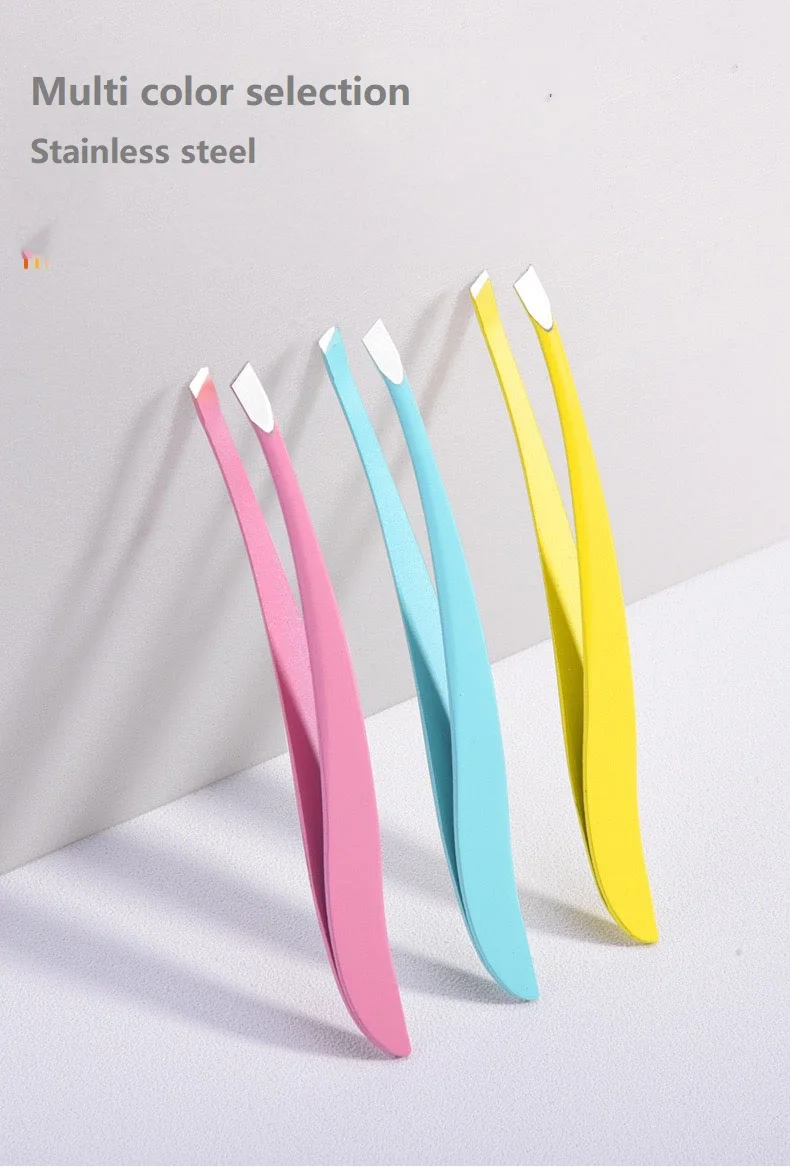 

Banana shaped eyebrow forceps professional eyelash lengthening forceps eyebrow forceps scissors hair removal makeup tools