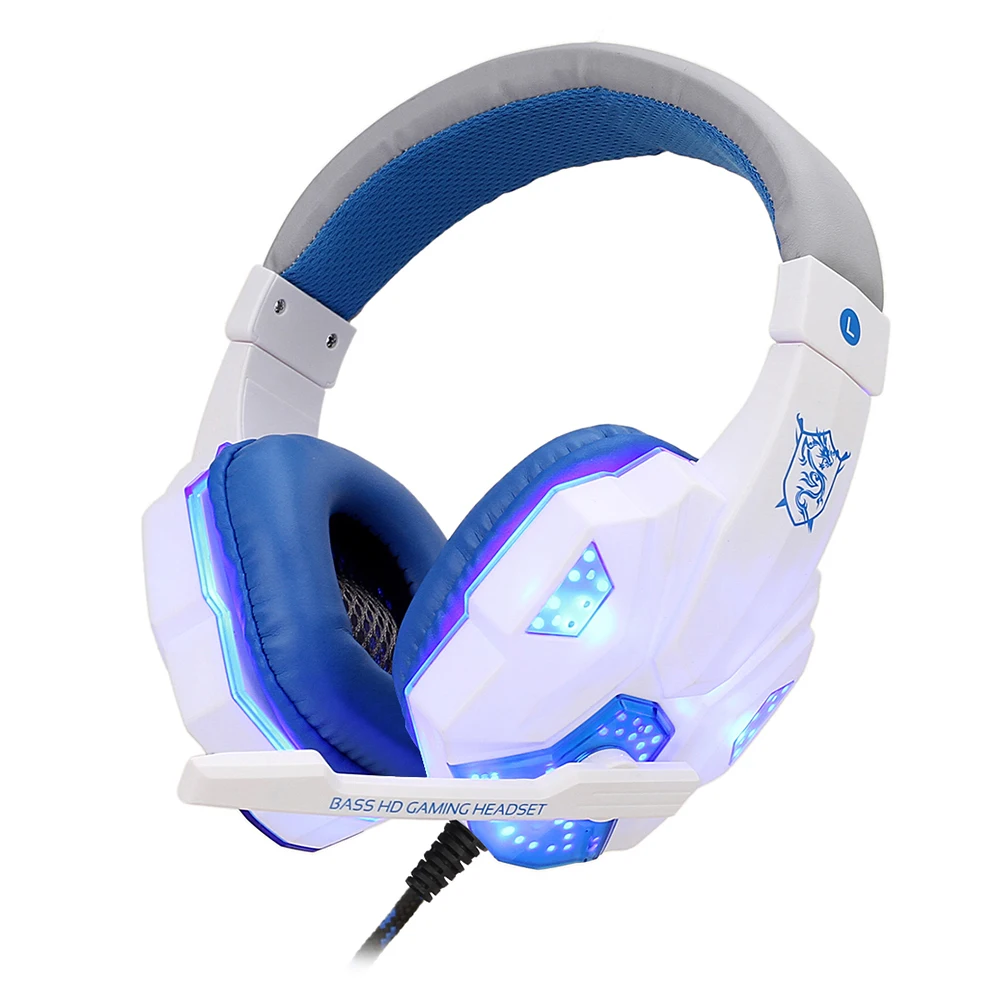 Игровые наушники Проводная игровая гарнитура с микрофоном для sony бас-наушники звуковая музыка-стерео для ПК huawei PS4 легкие наушники
